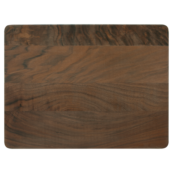 Personalized Walnut Cutting Board with Drip Ring 11 1/2" X 8 3/4"